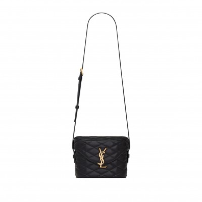 YSL JUNE BOX BAG IN QUILTED LAMBSKIN 7100801EL071000 (19*15*8cm)